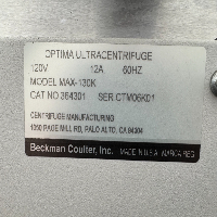 Beckman Coulter Optima Ultracentrifuge image 2